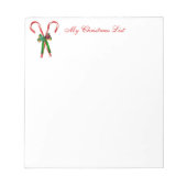 Bloc-note Sucres de canne (Devant)