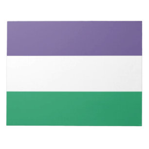 Bloc-note Suffragette Flag