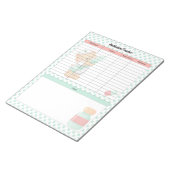 Bloc-note Sugar Bear Theme Medem Tracker (Incliné)