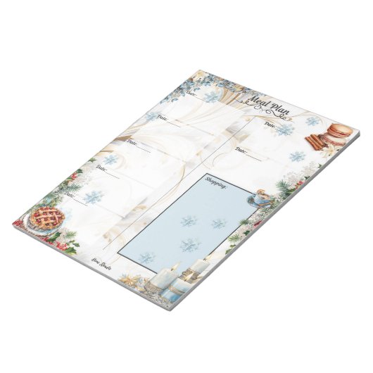 Bloc-note Sugar Coat It 7 Day Blank Meal Planner (Incliné)