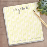 Bloc-note Suite de papeterie Pastel Jaune et Grey pour femme<br><div class="desc">Un design magnifique et féminin qui est parfait pour toute petite fille ou même une mariée. Si vous avez besoin de déplacer des éléments,  cliquez sur la zone de conception pour apporter des modifications.</div>
