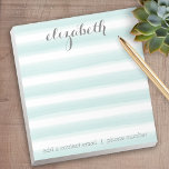 Bloc-note Suite de papeterie Turquoise et gris Pastel pour f<br><div class="desc">Un design magnifique et féminin qui est parfait pour toute petite fille ou même une mariée. Si vous avez besoin de déplacer des éléments,  cliquez sur la zone de conception pour apporter des modifications.</div>