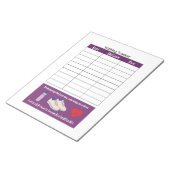 Bloc-note Suivi de marche Santé et condition physique (Incliné)