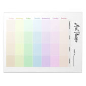 Bloc-note Suivi de perte de poids personnalisable et planifi (Devant)