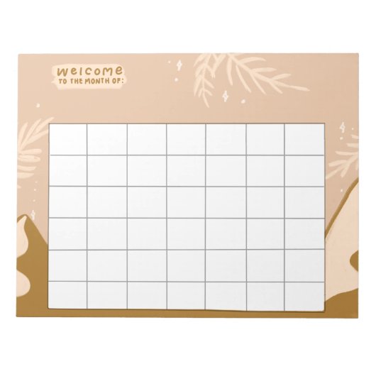 Bloc-note Suivi de routine hebdomadaire (Devant)