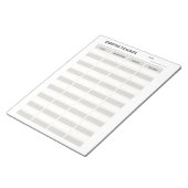 Bloc-note Suivi des dépenses (Incliné)