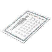 Bloc-note Suivi des mesures corporelles (Incliné)