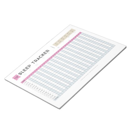 Bloc-note Suivi du sommeil (Incliné)