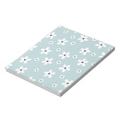 Bloc-note Summer Boho Blue White Daisy Flowers (Tourné)