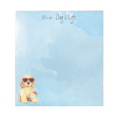 Bloc-note Summer Cocker Spaniel (Devant)