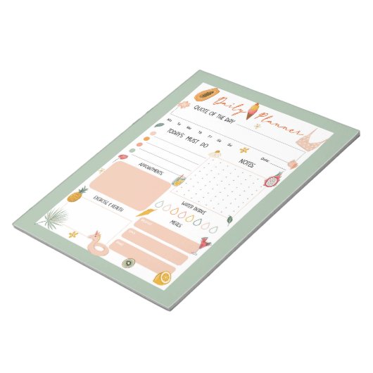 Bloc-note Summer Daily Planner Notepad (Incliné)