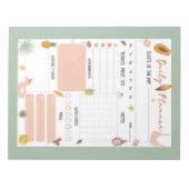 Bloc-note Summer Daily Planner Notepad  (Devant)