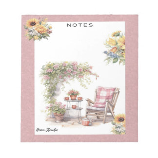 Bloc-note Summer Sunrise Blank Notepad
