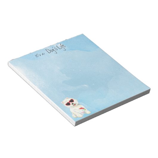 Bloc-note Summer Westie (Incliné)