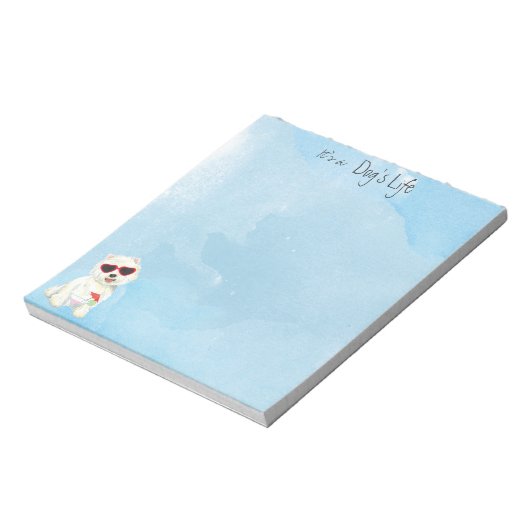 Bloc-note Summer Westie (Tourné)