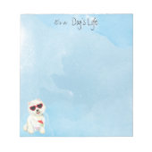 Bloc-note Summer Westie (Devant)