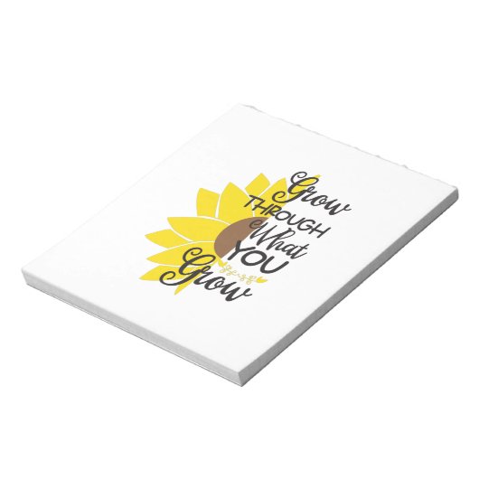 Bloc-note Sunflower Lover | Croissez À Travers Ce Que Vous C (Tourné)