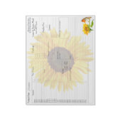 Bloc-note Sunflowers Robin Daily Planner 5 - 1 Journal alime (Tourné)