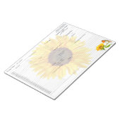 Bloc-note Sunflowers Robin Daily Planner 5 - 1 Journal alime (Incliné)