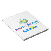 Bloc-note Sunny South Beach, Floride (Incliné)