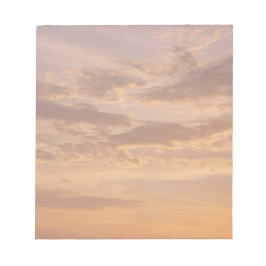 Bloc-note Sunset Clouds II Pastel Nature Abstraite (Devant)