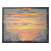 Bloc-note Sunset Plaza Marina 2584 (Devant)