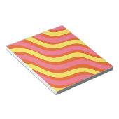 Bloc-note Super orange jaune rose Vif Gris moderne Gras (Incliné)