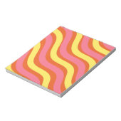 Bloc-note Super orange jaune rose Vif Gris moderne Gras (Tourné)