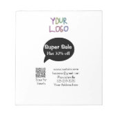 Bloc-note super-vente escompte d'entreprise numérisation cod (Devant)