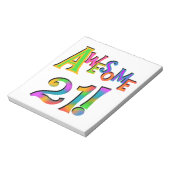 Bloc-note Superbe 21 T-shirts et cadeaux d'anniversaire (Tourné)