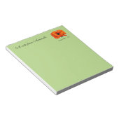 Bloc-note Superbe fleur de coquelicot rouge Georgia O'Keefe  (Incliné)