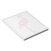 Bloc-note Superposition transparente avec bordure rose flama (Incliné)