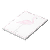 Bloc-note Superposition transparente avec bordure rose flama (Tourné)