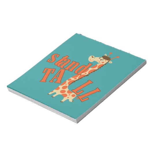 Bloc-note Support de girafe grand (Tourné)