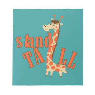 Bloc-note Support de girafe grand