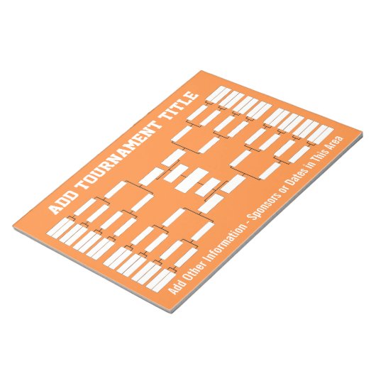 Bloc-note Support de tournoi sportif (Incliné)