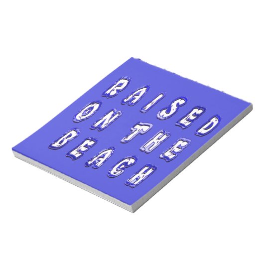 Bloc-note Sur La Plage (Tourné)