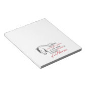 Bloc-note Sur le dos d'un cheval (Incliné)