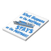 Bloc-note Sur Le Ponton (Tourné)