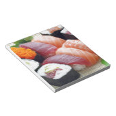 Bloc-note Sushi Japonais Alimentation asiatique Raw Sashimi  (Incliné)