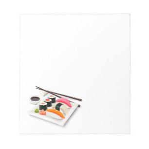 Bloc-note Sushi mignon nourriture japonaise
