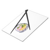 Bloc-note Sushi Roll & Chopsticks - Modèle Customisé (Incliné)