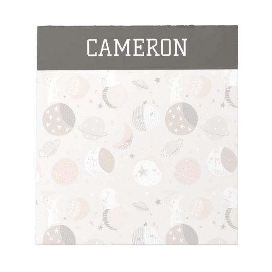 Bloc-note Sweat Dream Bunnies Dans Motif spatial (Devant)