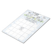 Bloc-note Sweet Safari Animaux Garçons Baby shower Bingo Jeu (Incliné)