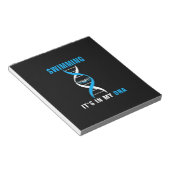 Bloc-note Swimming Its In My DNA Funny Swimer Cool Love (Incliné)