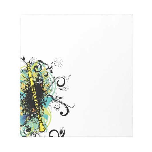 Bloc-note Swirl Grunge Clarinet (Devant)
