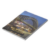 Bloc-note Sydney Harbour Bridge et Park Hyatt Sydney Hotel (Tourné)