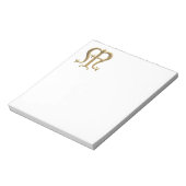 Bloc-note Symbole "3-D" d'or de la Vierge Marie (Tourné)