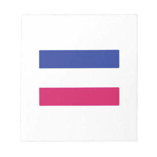 BLOC-NOTE SYMBOLE ANDROGYNE