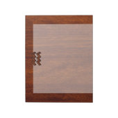 Bloc-note Symbole Aquarius Zodiac Style acajou (Tourné)